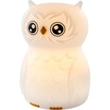 Ansmann Veilleuse Hibou Finn, lumière de nuit Blanc