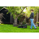 Bosch Tondeuse à batterie Rotak18V-34, 18 volts + kit de démarrage + bouchon de paillage, Tondeuse à gazon Vert/Noir