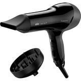 Braun HD785 sèche-cheveux 2000 W Noir Noir, 70 °C, Noir, Monochromatique, Orifice de suspension, Boutons, Glissière, 2000 W