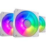 Cooler Master Mobius 120P ARGB 120x120x25, Ventilateur de boîtier Blanc, 3 pièces