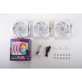 Cooler Master Mobius 120P ARGB 120x120x25 ventilateurs de boîtier Blanc, 3 pièces, 120 x 120 x 25 mm, PWM, 3 pièces