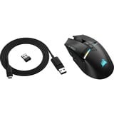 Corsair DARKSTAR WIRELESS MMO/MOBA, Souris gaming Noir, USB 2.0 | 2,4 GHz | Bluetooth | 100 - 26.000 Dpi