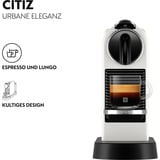 DeLonghi Citiz EN167.W Entièrement automatique Machine à expresso 1 L, Machine à capsule Blanc, Machine à expresso, 1 L, Capsule de café, 1260 W, Blanc