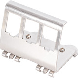 Digitus Adaptateur rail DIN pour 3 modules Keystone Acier inoxydable