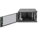 Digitus Boîtier mural de série Dynamic Basic -600 x 450 mm (lxp), Armoire informatique Noir, Rack monté sur le mur, 7U, 60 kg, Verrouillage des touches, 24 kg, Noir