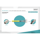 Digitus Câble de pose Professional Cat.7a S/FTP simplex, B2ca Jaune