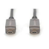 Digitus Câble hybride en fibre optique HDMI / Micro HDMI AOC, UHD 4K Noir