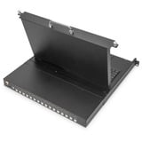 Digitus Console KVM LCD HD modulaire avec écran TFT 17" 16 ports HDMI, Switch KVM Noir