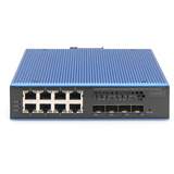 Digitus Gigabit industriel géré L3 avec 8 + 4 ports uplink 10G, Switch 