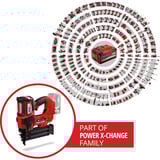 EINHELL Professional Akku-Nagler FIXETTO 18/50 N - Solo, 18Volt, Clouteuse Rouge/Noir