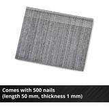 EINHELL Professional Akku-Nagler FIXETTO 18/50 N - Solo, 18Volt, Clouteuse Rouge/Noir