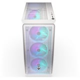 ENDORFY  boîtier midi tower Blanc | 2x USB-A | 1x USB-C | RGB | Verre Trempé