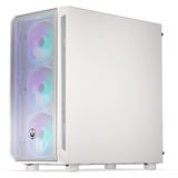 ENDORFY  boîtier midi tower Blanc | 2x USB-A | 1x USB-C | RGB | Verre Trempé
