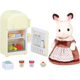 EPOCH Sylvanian Families - Ensemble cuisine maman lapin en chocolat, Jouets de construction 