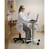 Ergotron SV10-1100-0, Valise à roulettes Blanc