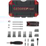 GEDORE calendrier de l'Avent rouge 2025, Set d'outils Noir/Rouge