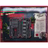 GEDORE calendrier de l'Avent rouge 2025, Set d'outils Noir/Rouge