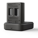 GP Batteries Chargeur de batterie USB RECYKO PRO P461, 4 emplacements de charge, incl. station d'accueil D461 Gris