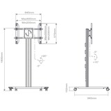HAGOR BrackIT Stand Single, Stand system Noir