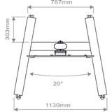 HAGOR BrackIT Stand Single, Stand system Noir