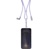 Intenso Lanière pour téléphone portable et câble de charge/données Violet