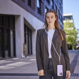 Intenso Lanière pour téléphone portable et câble de charge/données Violet