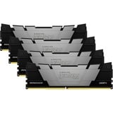 Kingston FURY 64 Go DDR4-3600 (4x 16 Go) mémoire vive Noir, KF436C16RB12K4/64, XMP 2.0