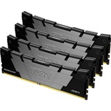 Kingston FURY 64 Go DDR4-3600 (4x 16 Go) mémoire vive Noir, KF436C16RB12K4/64, XMP 2.0