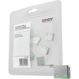 Lindy 40461 bloqueur de port USB Type-A Vert Acrylonitrile-Butadiène-Styrène (ABS) 10 pièce(s), Dispositif antivol Vert, Bloqueur de port, USB Type-A, Vert, Acrylonitrile-Butadiène-Styrène (ABS), 10 pièce(s), Sac en polyéthylène