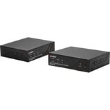 Lindy Extendeur Dual Head HDMI, Cat.6, USB et RS232, Switch KVM Noir