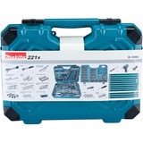Makita Jeu d'outils à main E-10883, 221 pièces, Set d'outils Bleu