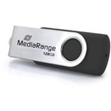 MediaRange MR1954, Clé USB Noir/Argent