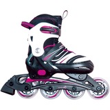 Muuwmi Roller enfants réglables taille 29-32, Rollers rose fuchsia/Noir