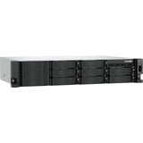 QNAP TS-855EU-RP NAS Rack (2 U) Intel Atom® C5125 8 Go DDR4 0 To QuTS hero Noir NAS, Rack (2 U), Intel Atom®, C5125, 8 Go, DDR4