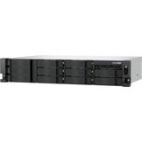 QNAP TS-855EU-RP NAS Rack (2 U) Intel Atom® C5125 8 Go DDR4 0 To QuTS hero Noir NAS, Rack (2 U), Intel Atom®, C5125, 8 Go, DDR4