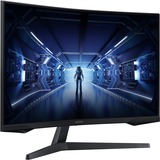 SAMSUNG C27G54TQWR 68,6 cm (27") 2560 x 1440 pixels LED Noir, Moniteur gaming Noir, 68,6 cm (27"), 2560 x 1440 pixels, LED, 1 ms, Noir