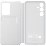 SAMSUNG Coque Smart View avec porte-carte pour Galaxy S24 FE, Housse smartphone Blanc, Étui avec portefeuille, Samsung, Galaxy S24 F, 17 cm (6.7"), Blanc