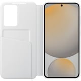 SAMSUNG Coque Smart View avec porte-carte pour Galaxy S24 FE, Housse smartphone Blanc, Étui avec portefeuille, Samsung, Galaxy S24 F, 17 cm (6.7"), Blanc