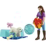 Schleich HORSE CLUB Mini Monde – Lisa fête son anniversaire, Jeu de construction Animal, 5 an(s), Multicolore