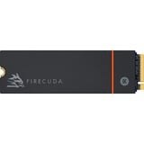 Seagate FireCuda 530 1 To avec dissipateur thermique SSD Noir, ZP1000GM3A023, PCIe 4.0 x4, NVMe 1.4, M.2 2280