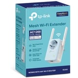 TP-Link RE365 prolongateur réseau Répéteur réseau Blanc 10, 100 Mbit/s Répéteur réseau, 3048 m, 867 Mbit/s, 10,100 Mbit/s, Windows 10, Windows 2000, Windows 7, Windows 8, Windows 8.1, Windows 98SE, Windows NT, Windows..., Internet Explorer 11, Firefox 12.0, Chrome 20.0, Safari 4.0