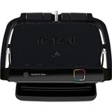 Tefal OptiGrill Elite GC7508 Gril de contact grill à contact électrique Noir, Noir, Thermoplastique, Rectangulaire, Prêt, Temperature, Chine, 363 mm