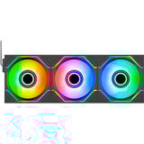Thermaltake SWAFAN 120 EX INFINITY ventilateurs de boîtier RGB  Noir, 3 pièces, 124 x 120 x 28 mm, PWM