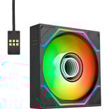 Thermaltake SWAFAN 120 EX INFINITY ventilateurs de boîtier RGB  Noir, 3 pièces, 124 x 120 x 28 mm, PWM