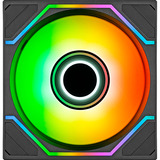 Thermaltake SWAFAN 120 EX INFINITY ventilateurs de boîtier RGB  Noir, 3 pièces, 124 x 120 x 28 mm, PWM