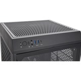 Thermaltake The Tower 200 boîtier mini tower Noir | 2x USB-A | 1x USB-C | Window