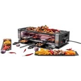 Unold 48760 raclette 8 personne(s) 1200 W Noir, Acier inoxydable Noir/en acier inoxydable, 8 personne(s), Plastique, Acier inoxydable, 1 zone(s), Noir, Acier inoxydable, Rectangulaire, Temperature