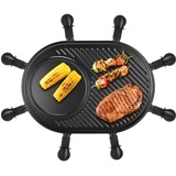 CLATRONIC Raclette-grill RG 3776, pour 8 personnes, noir