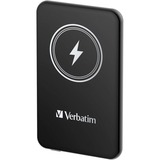 Verbatim Charge 'n' Go Lithium Polymère (LiPo) 5000 mAh Recharge sans fil Noir, Powerbank Noir, 5000 mAh, Lithium Polymère (LiPo), Quick Charge 3.0, Recharge sans fil, Noir