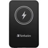 Verbatim Charge 'n' Go Lithium Polymère (LiPo) 5000 mAh Recharge sans fil Noir, Powerbank Noir, 5000 mAh, Lithium Polymère (LiPo), Quick Charge 3.0, Recharge sans fil, Noir